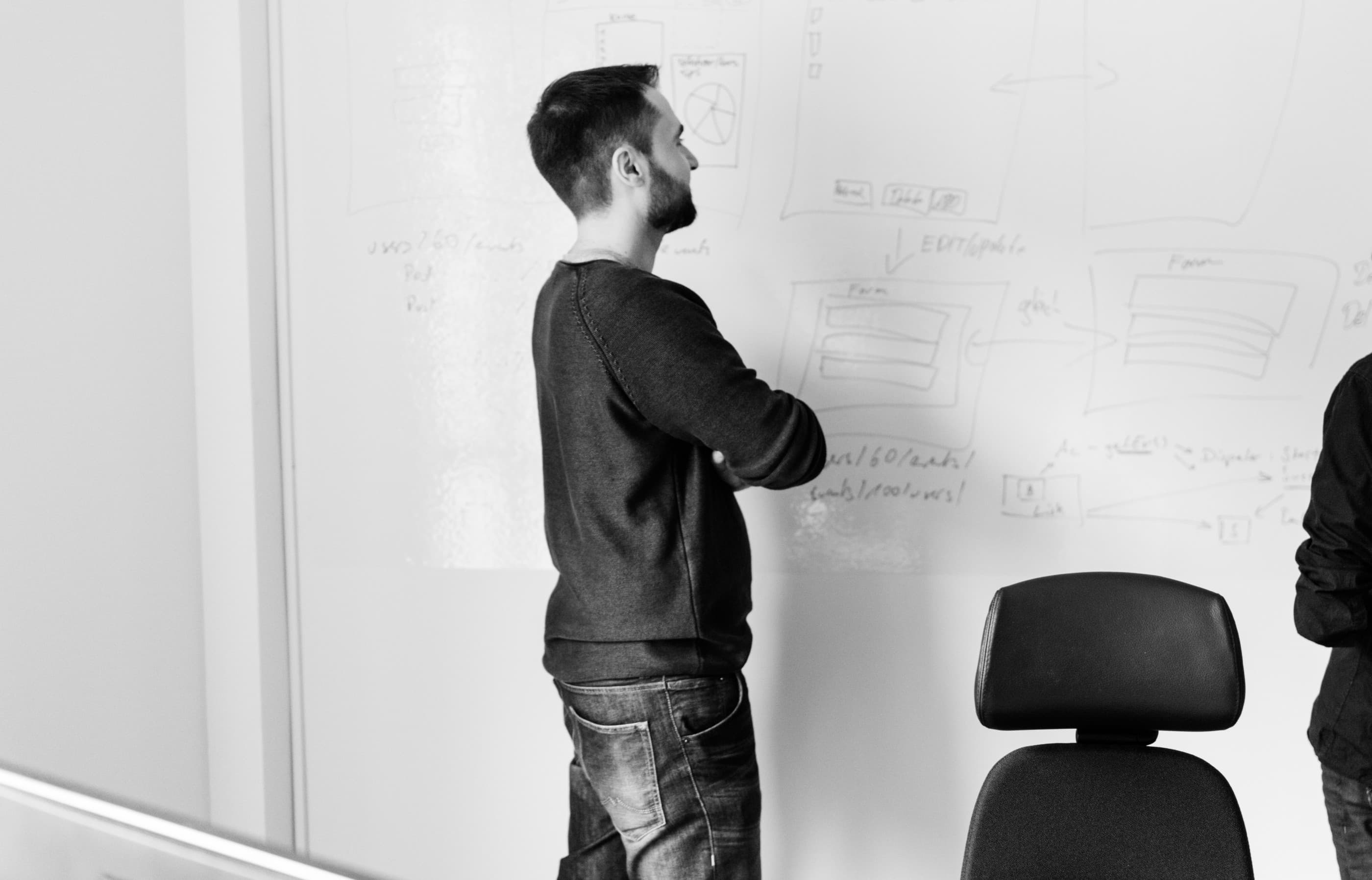 Web developers with experience symbolic image